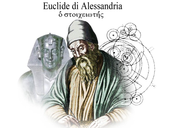 Euclide di Alessandria, uno degli "scribani della Matematica" - Il suo libro "Gli Elementi" è secondo solo alla Bibbia come diffusione nel mondo